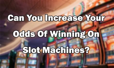 what are the odds of winning on slot machines